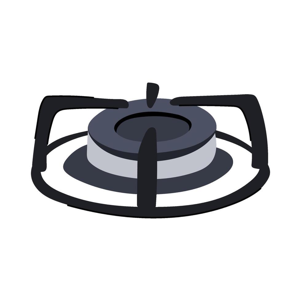 propane stove burner cartoon illustration vector