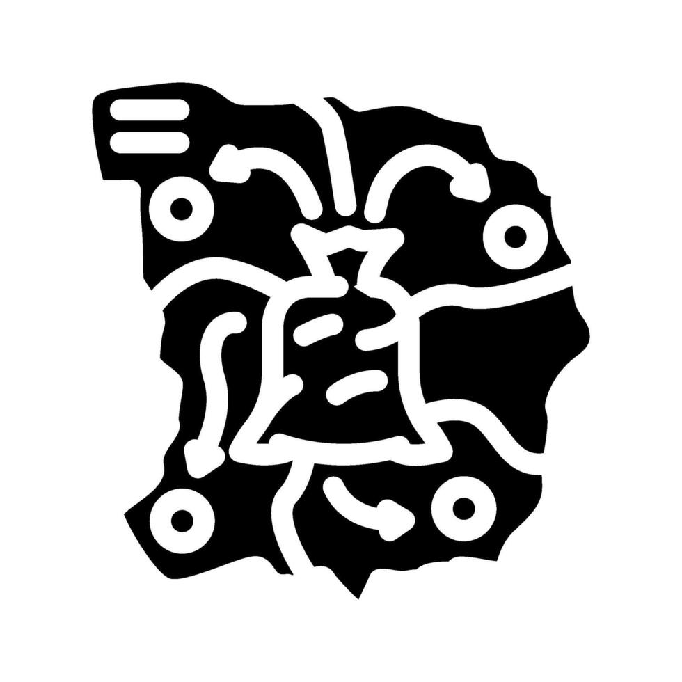import wood pellets glyph icon illustration vector