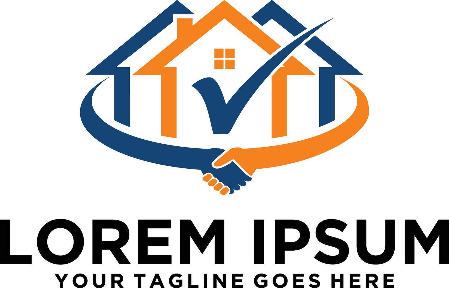 Deal House Home logo idea vector
