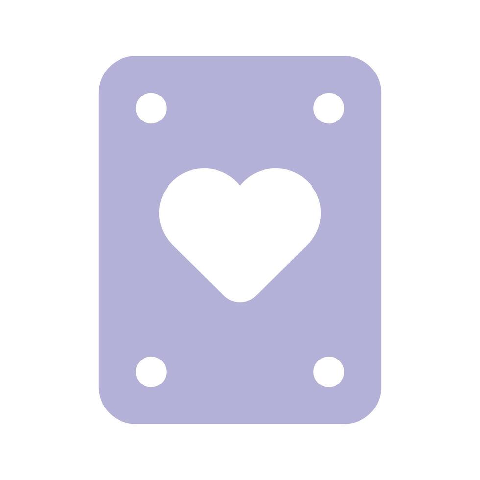 Have a look at this creative icon of poker card, ace of hearts vector