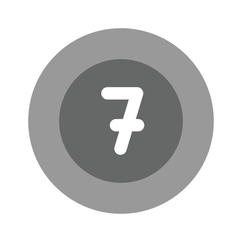 Ball with number, concept icon of snooker in modern style vector