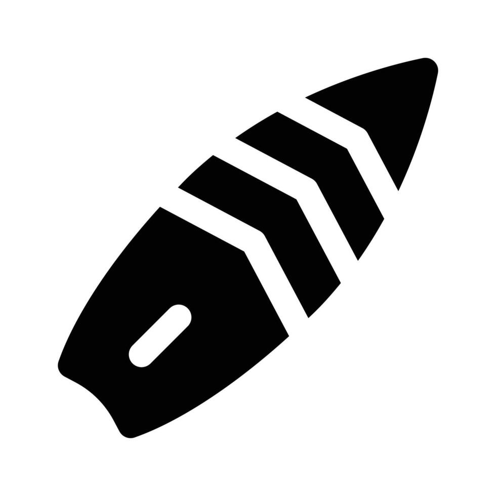 Well designed surfing board design, premium icon vector