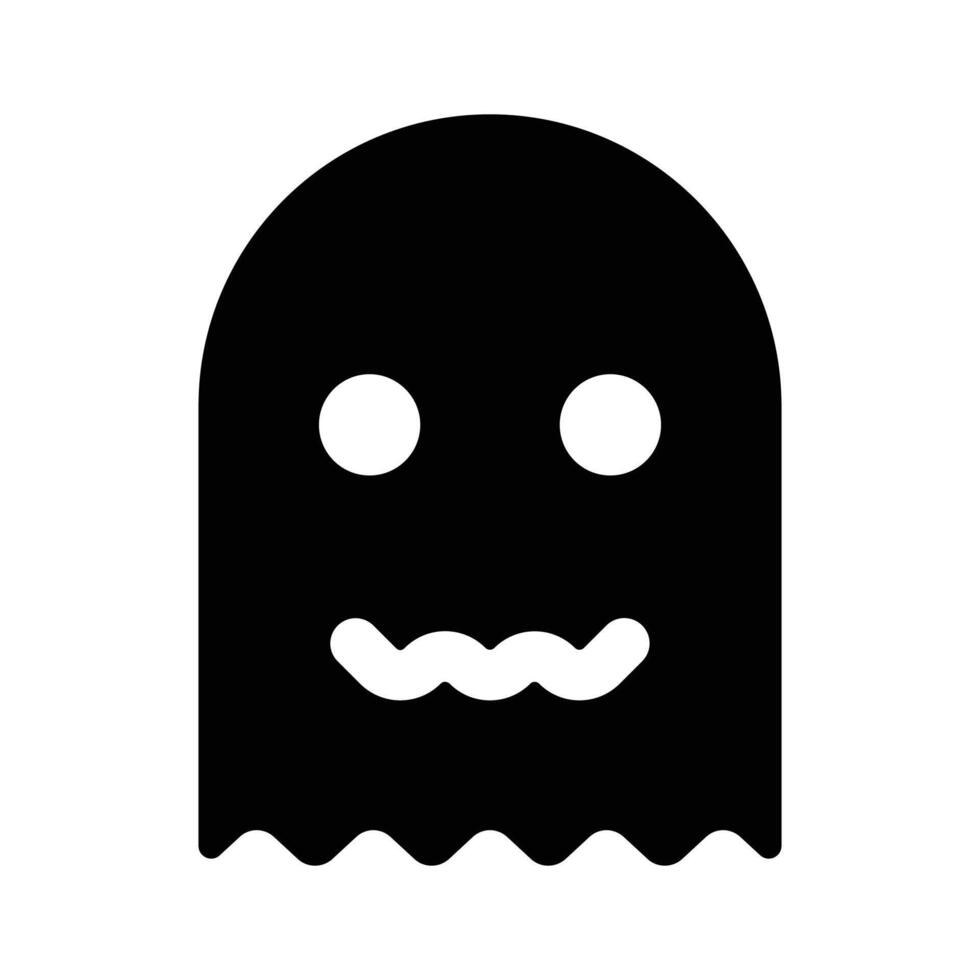 Creatively designed unique icon of pacman ghost, easy to use vector