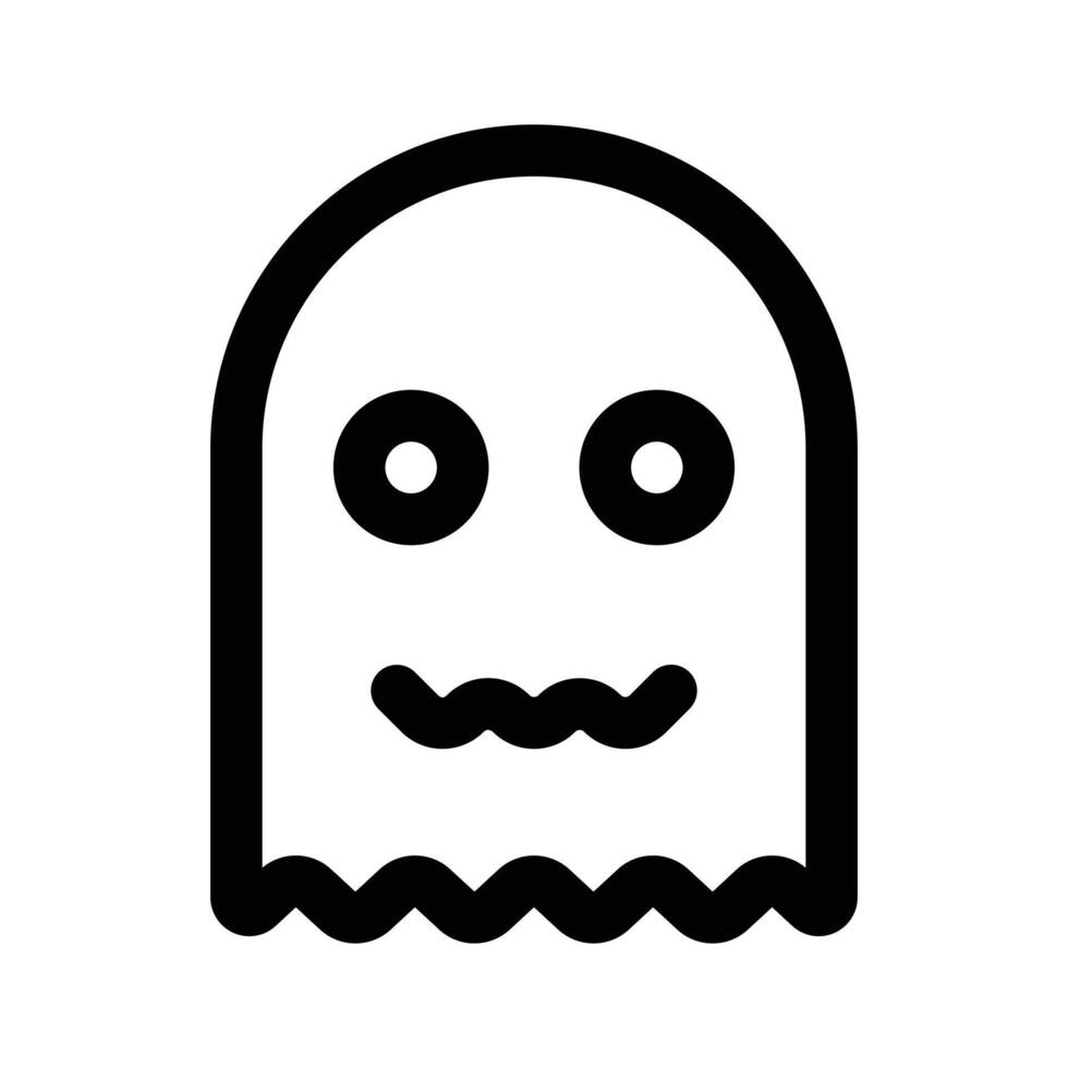 Creatively designed unique icon of pacman ghost, easy to use vector