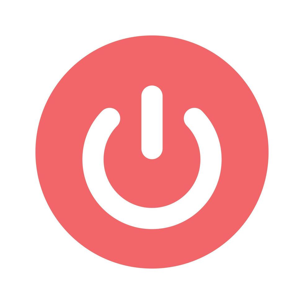 Check this cute icon of power off, trendy of power button vector