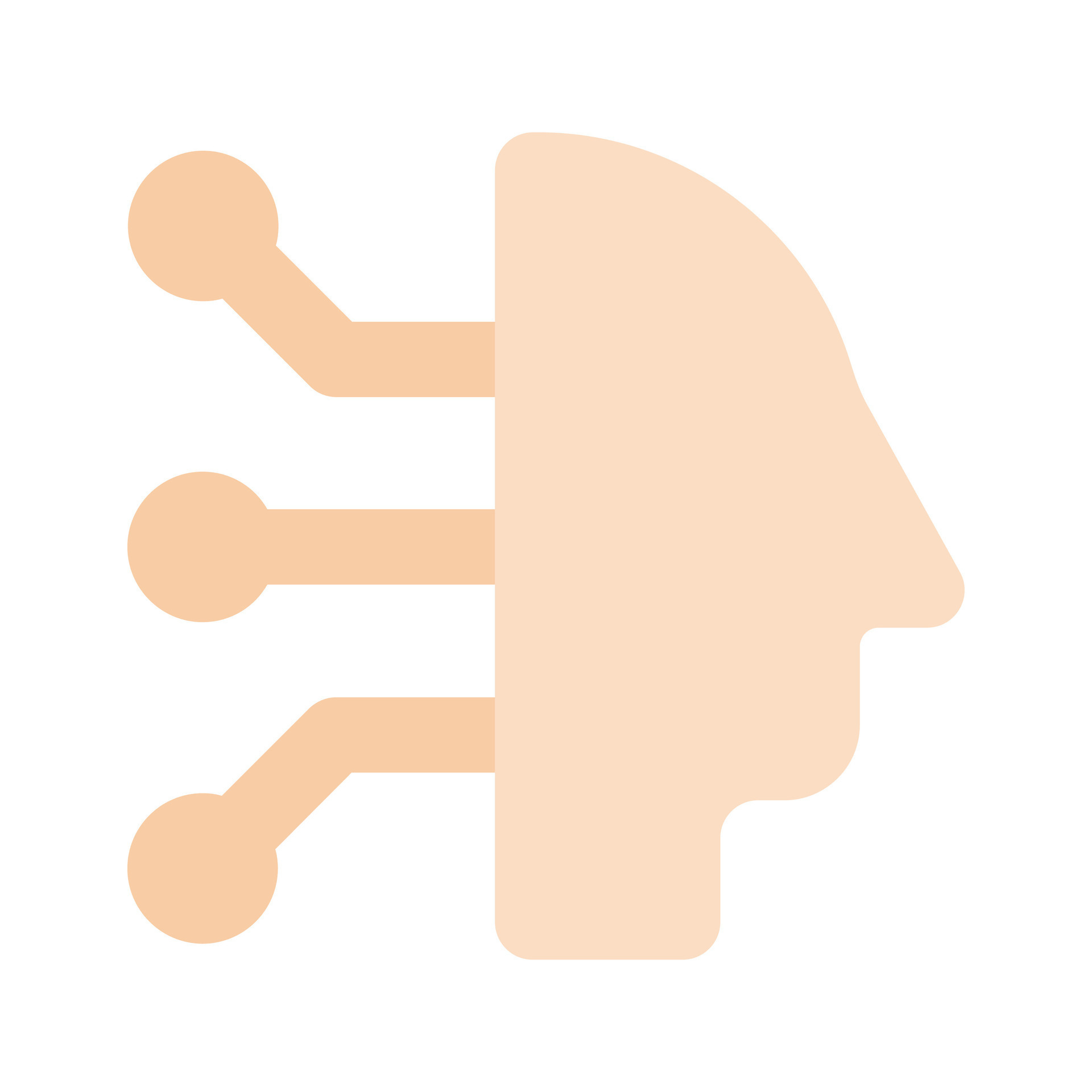 Machine learning process, concept icon of cybernetics 45684398 Vector ...