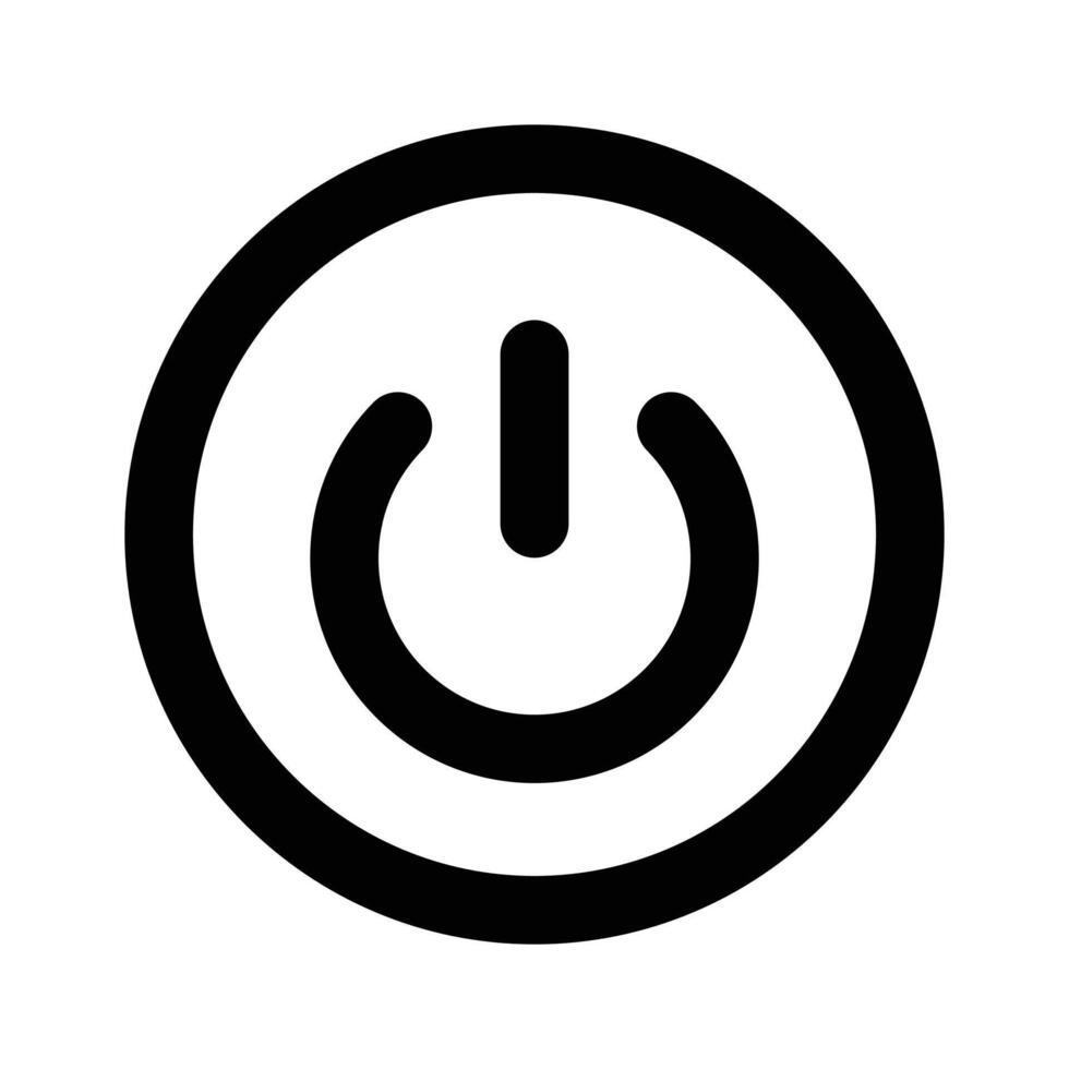 Check this cute icon of power off, trendy of power button vector
