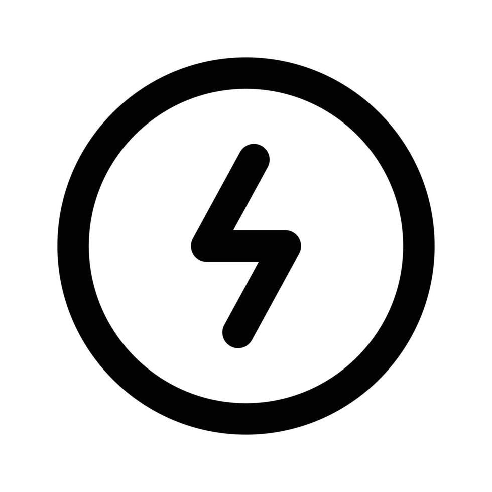 Get this creative icon of light bolt up for premium use vector