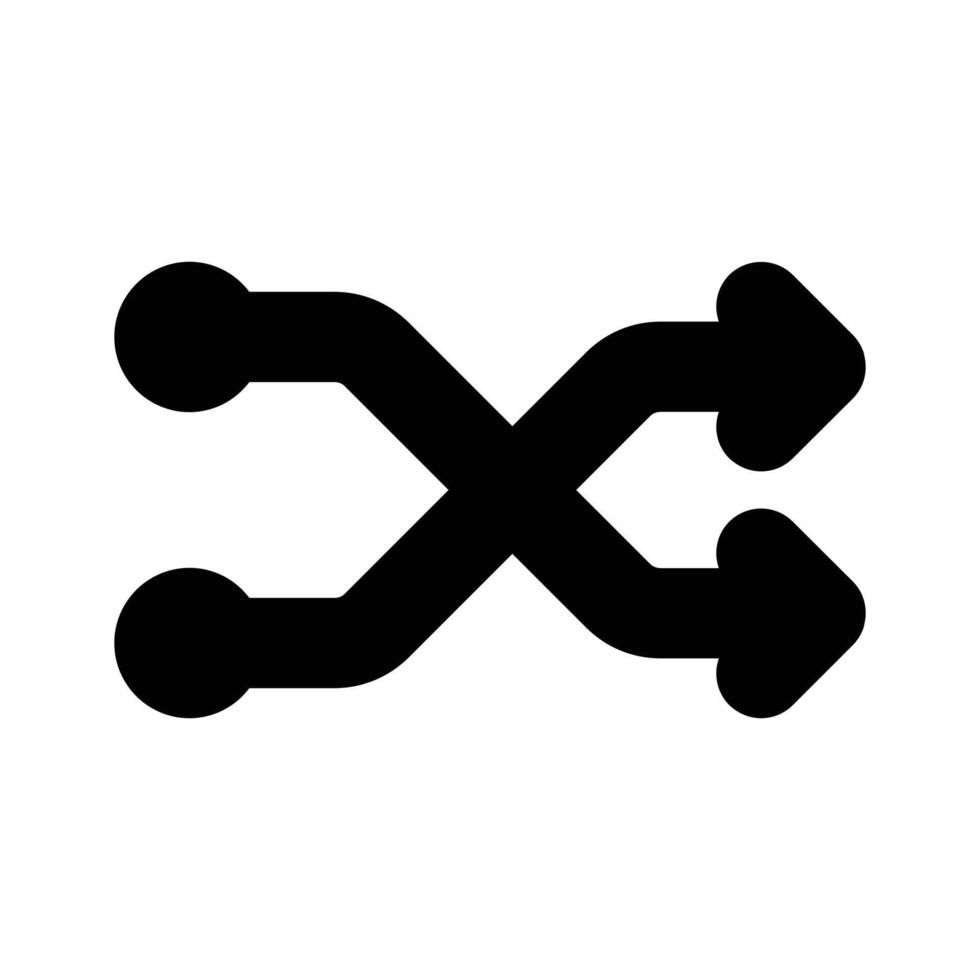 Get your hold on this amazing icon of crossover arrow vector