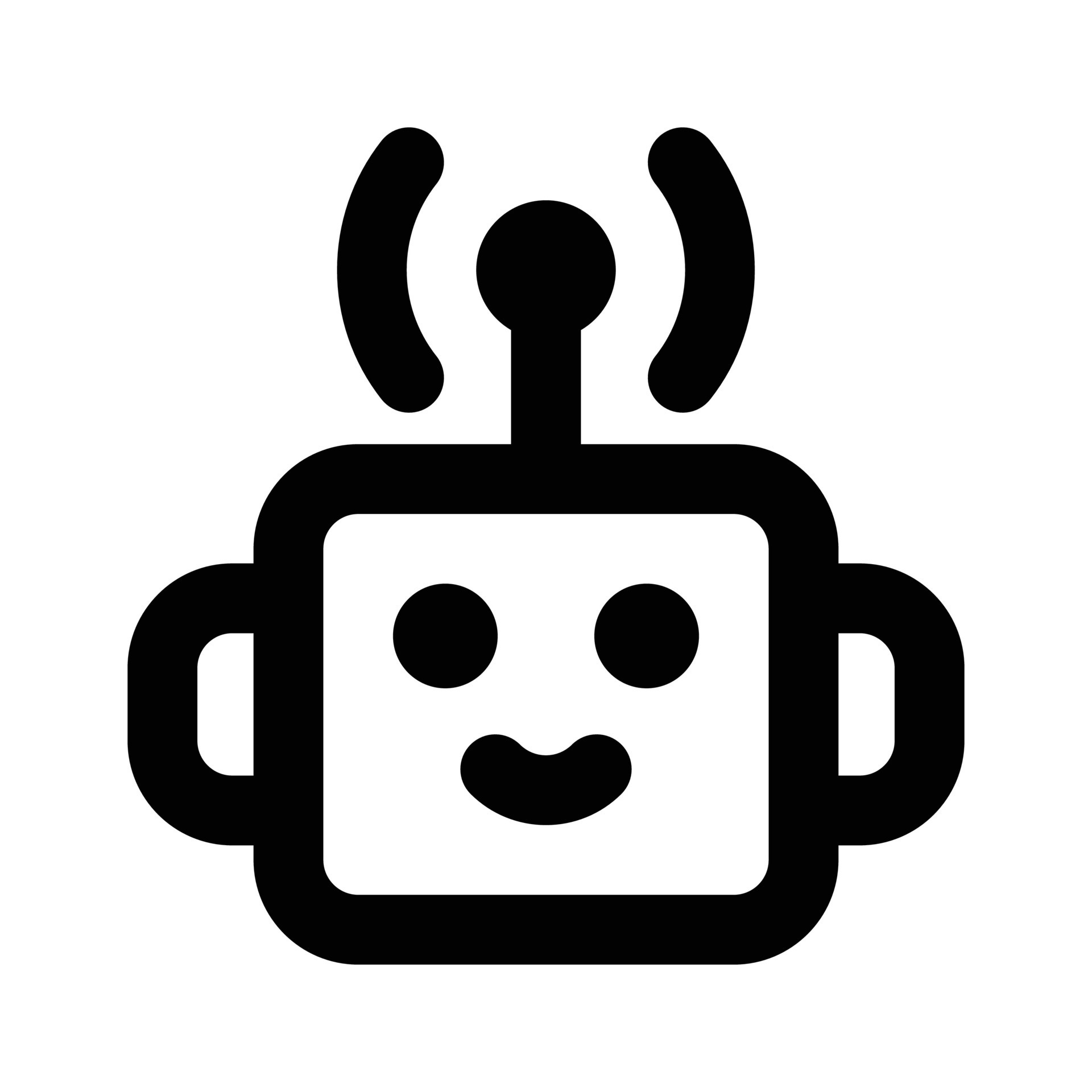 Creatively crafted icon of ai robot, ready to use 45684613 Vector Art