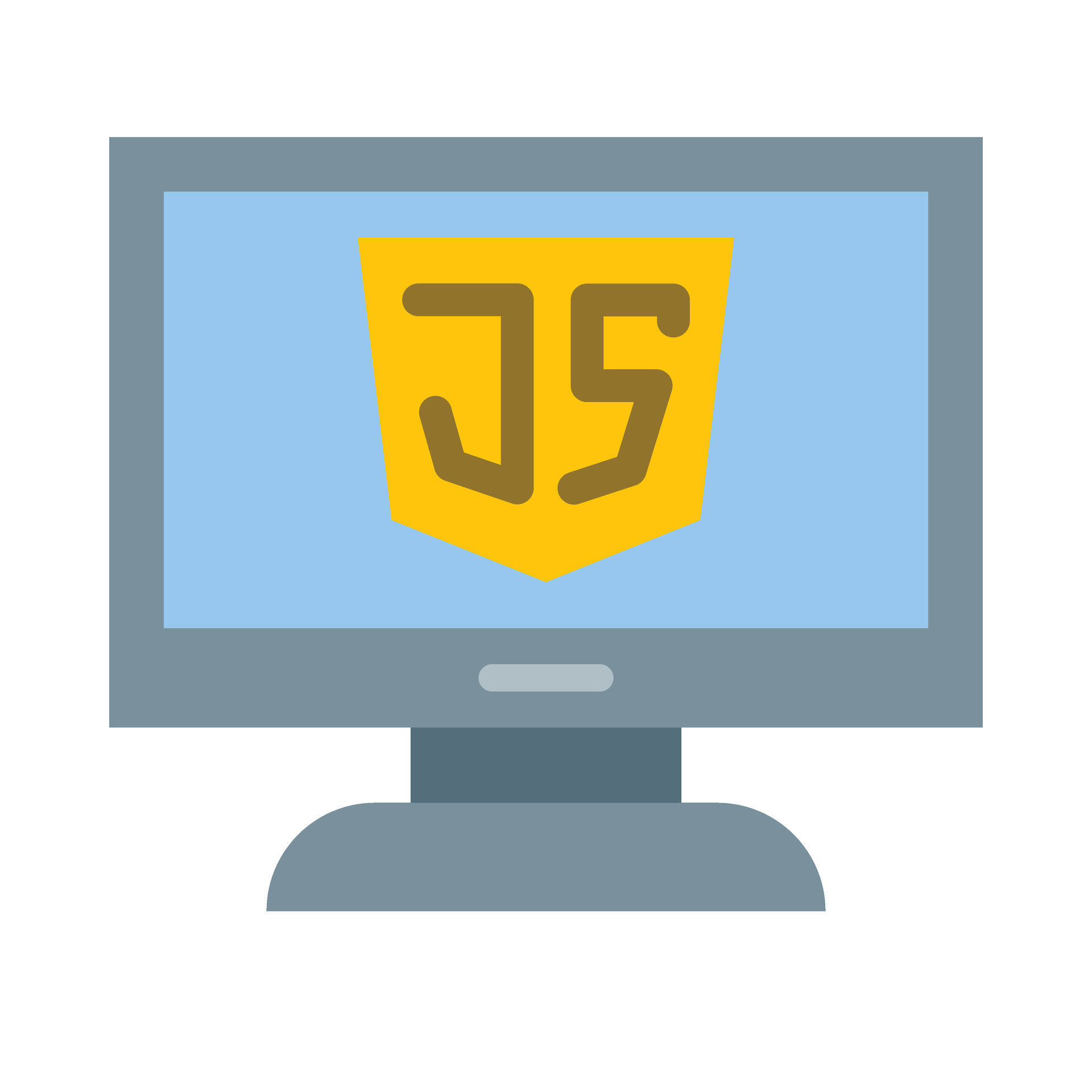 Javascript Flat Icon 45685316 Vector Art at Vecteezy