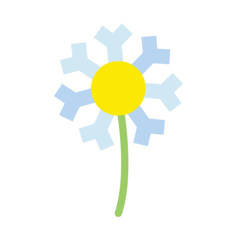 Dandelion Flat Icon vector