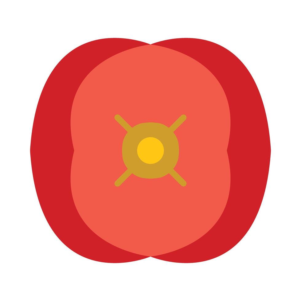 Poppy Flat Icon vector