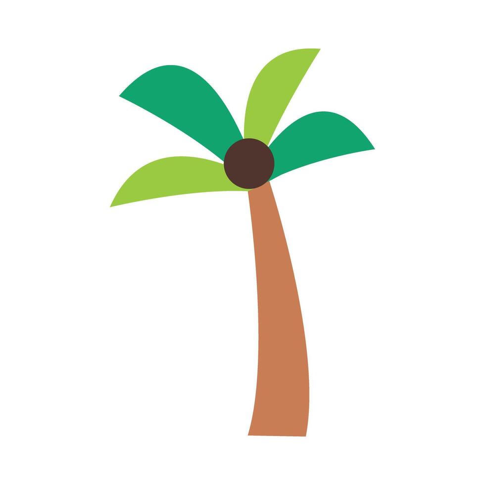 Palm Tree Flat Icon 45685381 Vector Art at Vecteezy