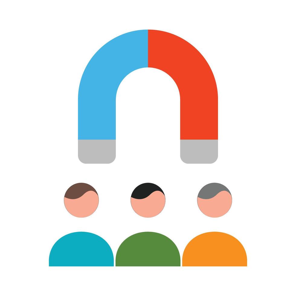 Influencing Skills Flat Icon vector