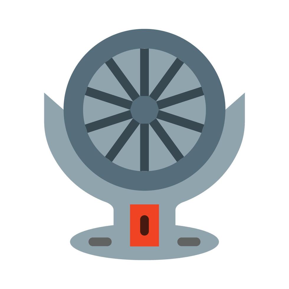 Fan Heater Flat Icon vector