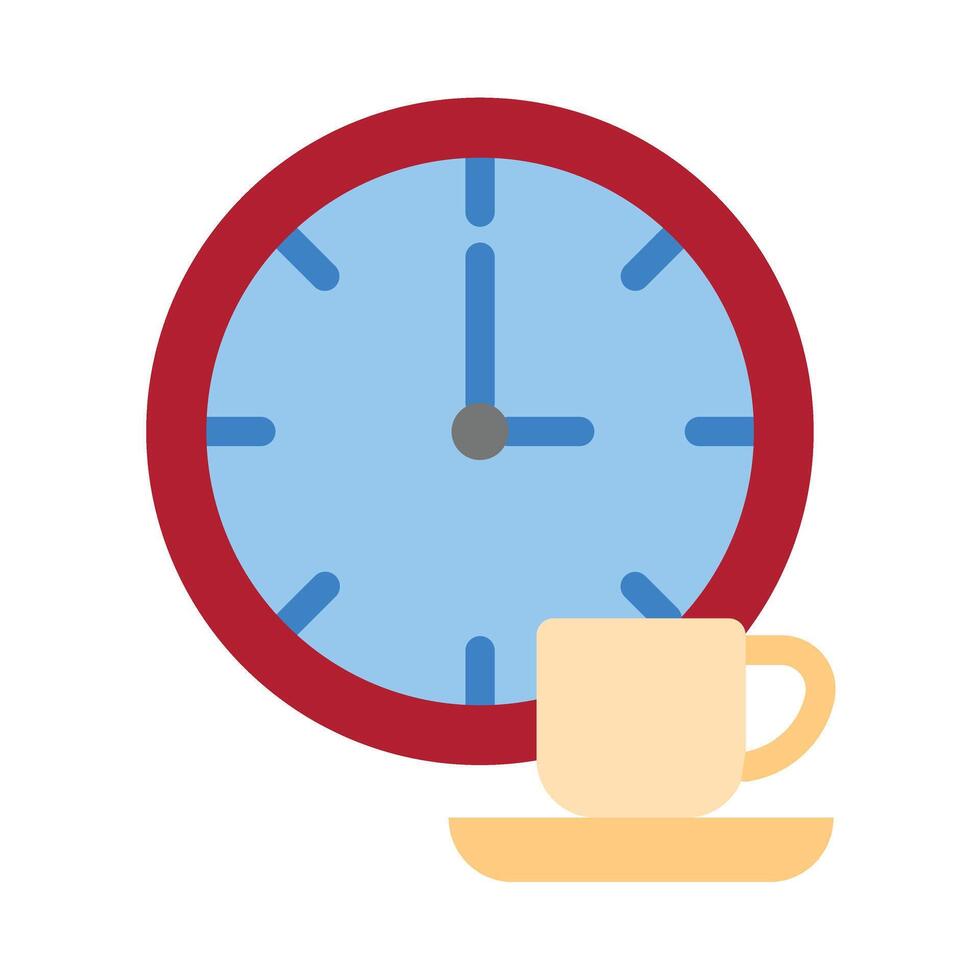 Coffee Break Flat Icon vector