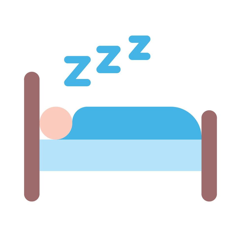 Sleep Flat Icon vector