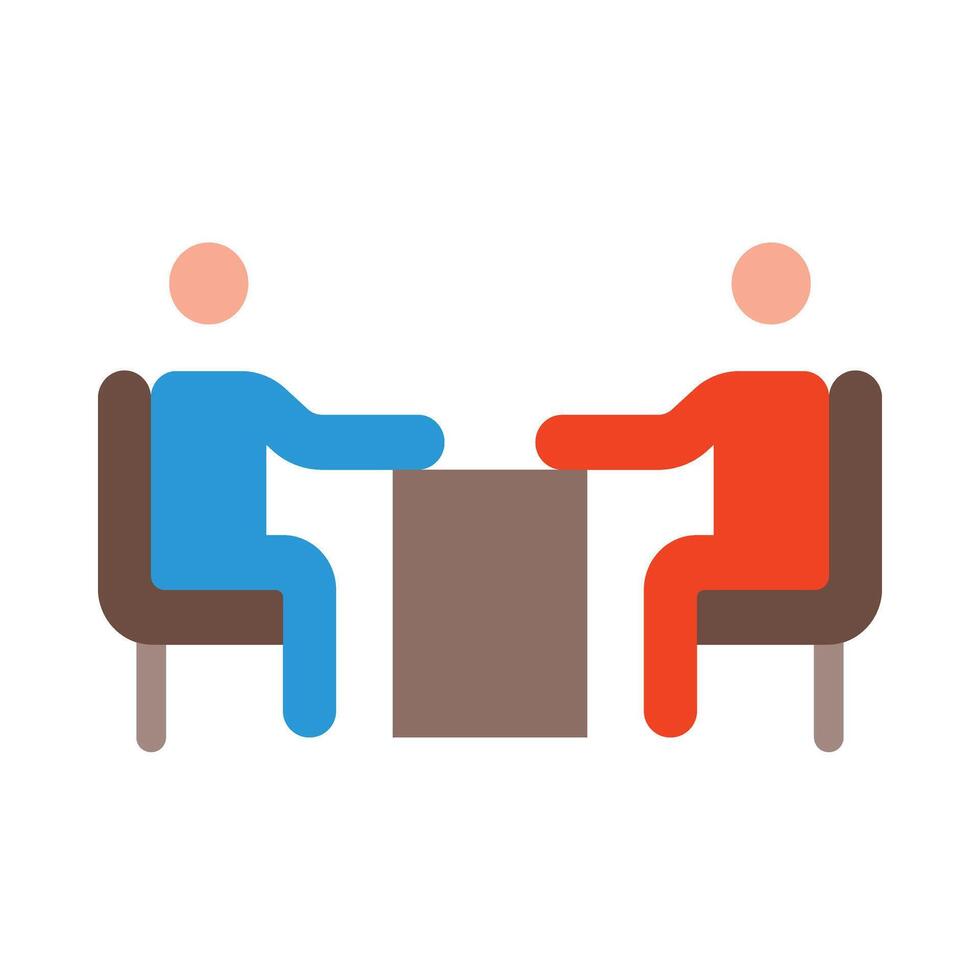 Meeting Flat Icon vector