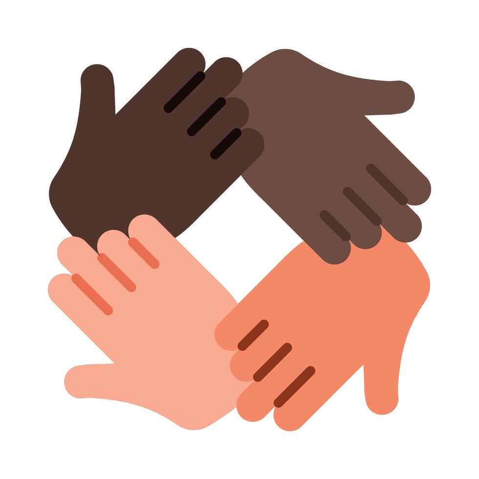 Team Work Flat Icon vector