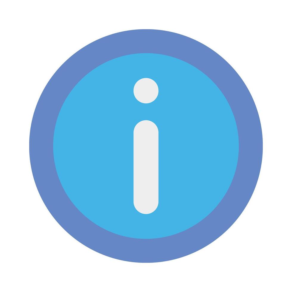 Information Flat Icon vector