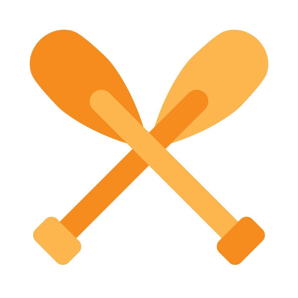 Oars Flat Icon vector