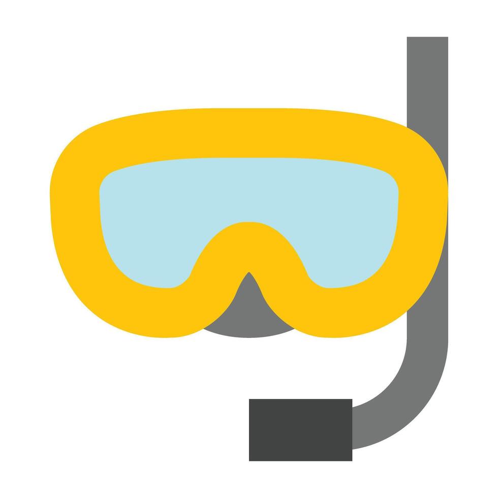 Snorkel Flat Icon vector