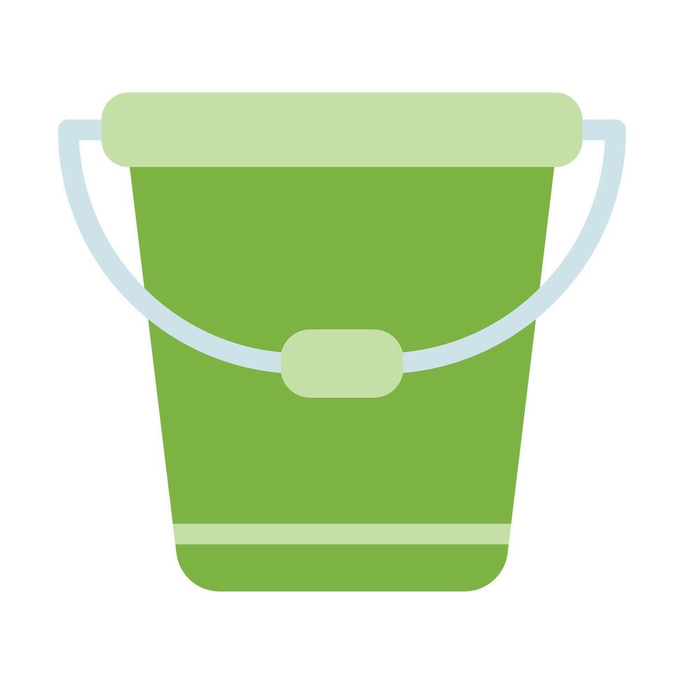 Bucket Flat Icon vector