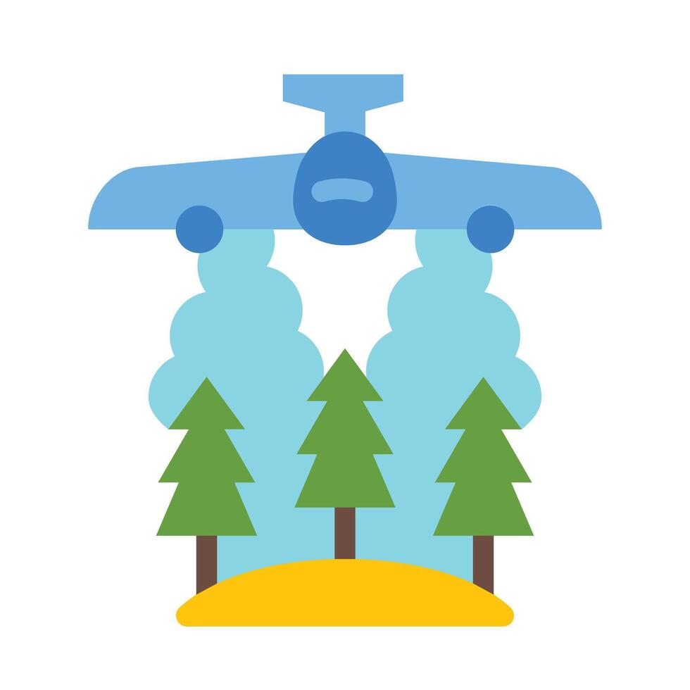 Plane Flat Icon vector