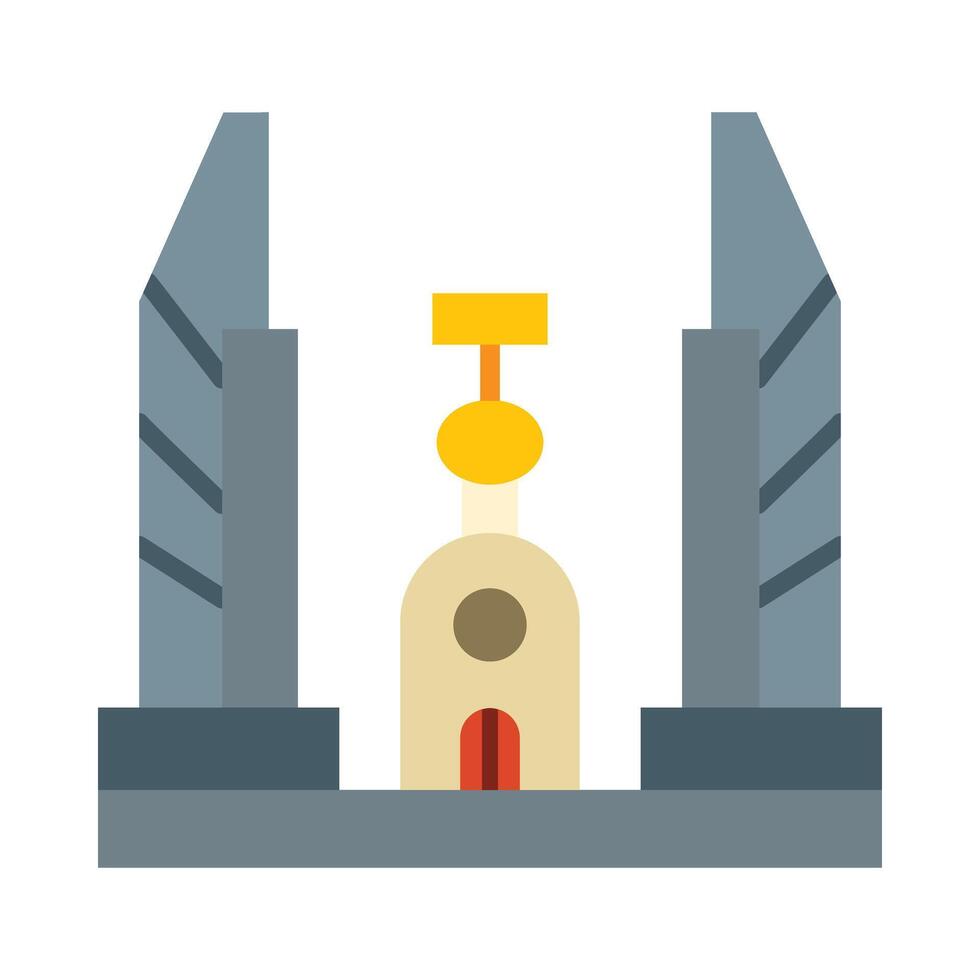 Democracy Monument Flat icon vector