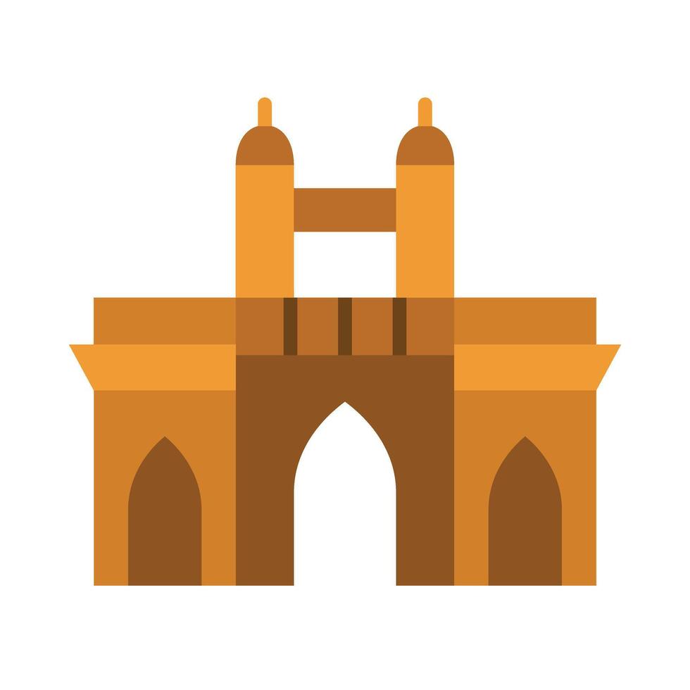 Mumbai Flat icon vector