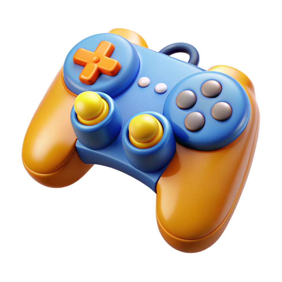 Console Game Controller 3d Asset png