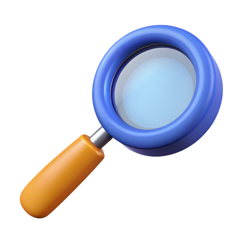 Magnifying Glass 3d png