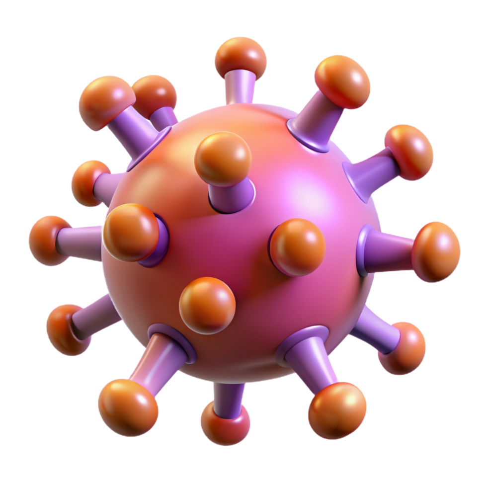 Virus Bacteria 3d png