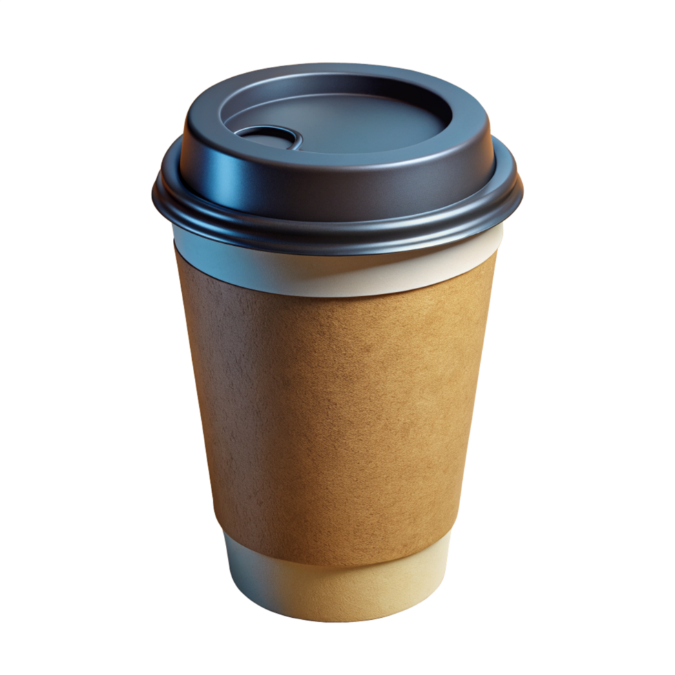 Coffee Paper Cup 3d Design png