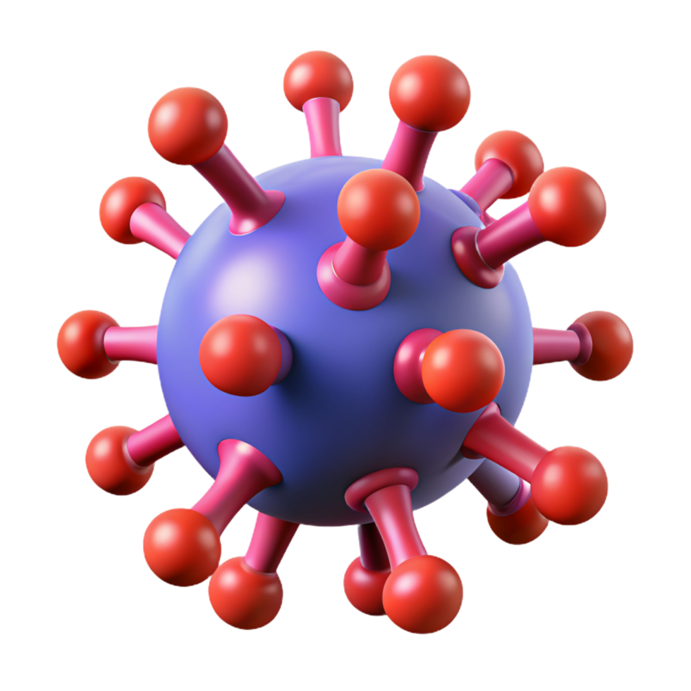 Virus Bacteria 3d Concept png