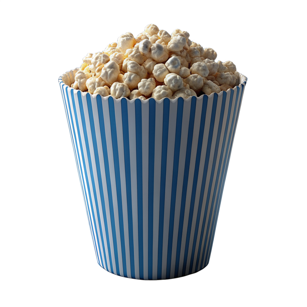 Popcorn Snack 3d Asset png