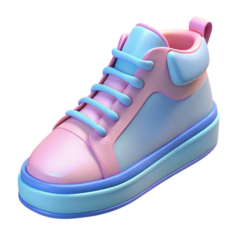 Colorful Sneaker 3d Item png