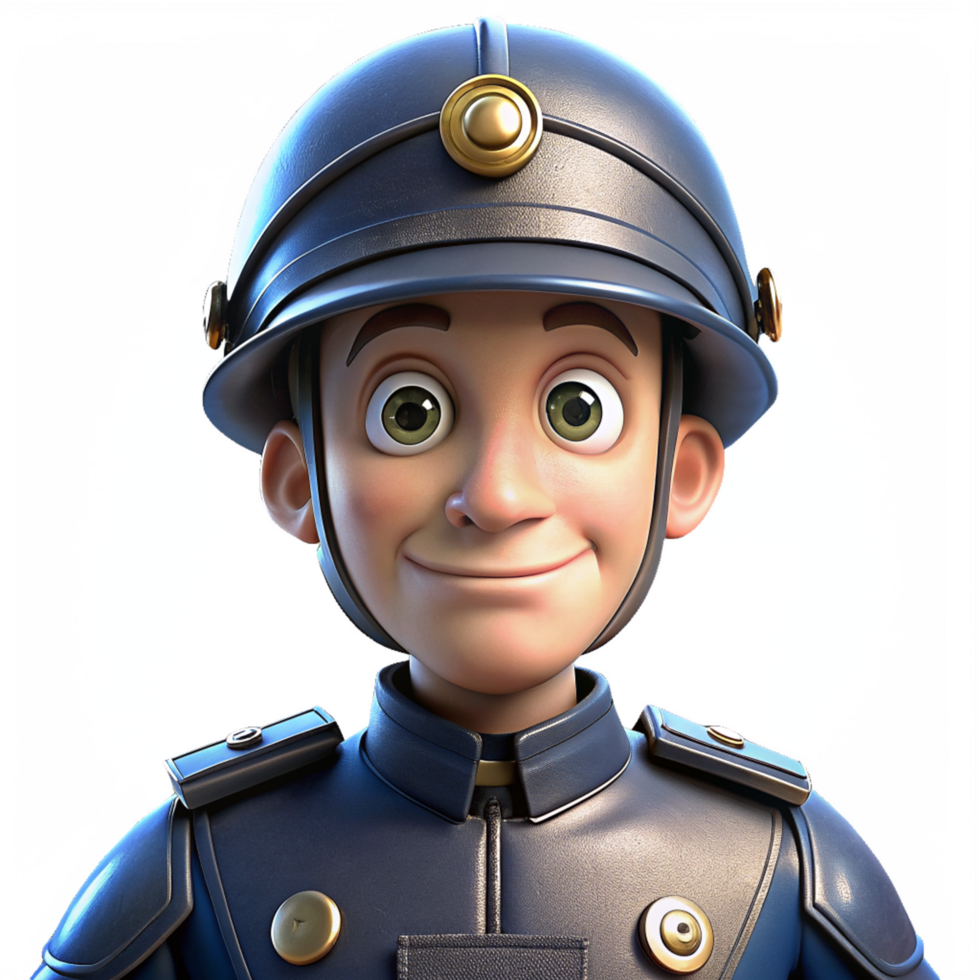 Policeman Officer 3d Image png