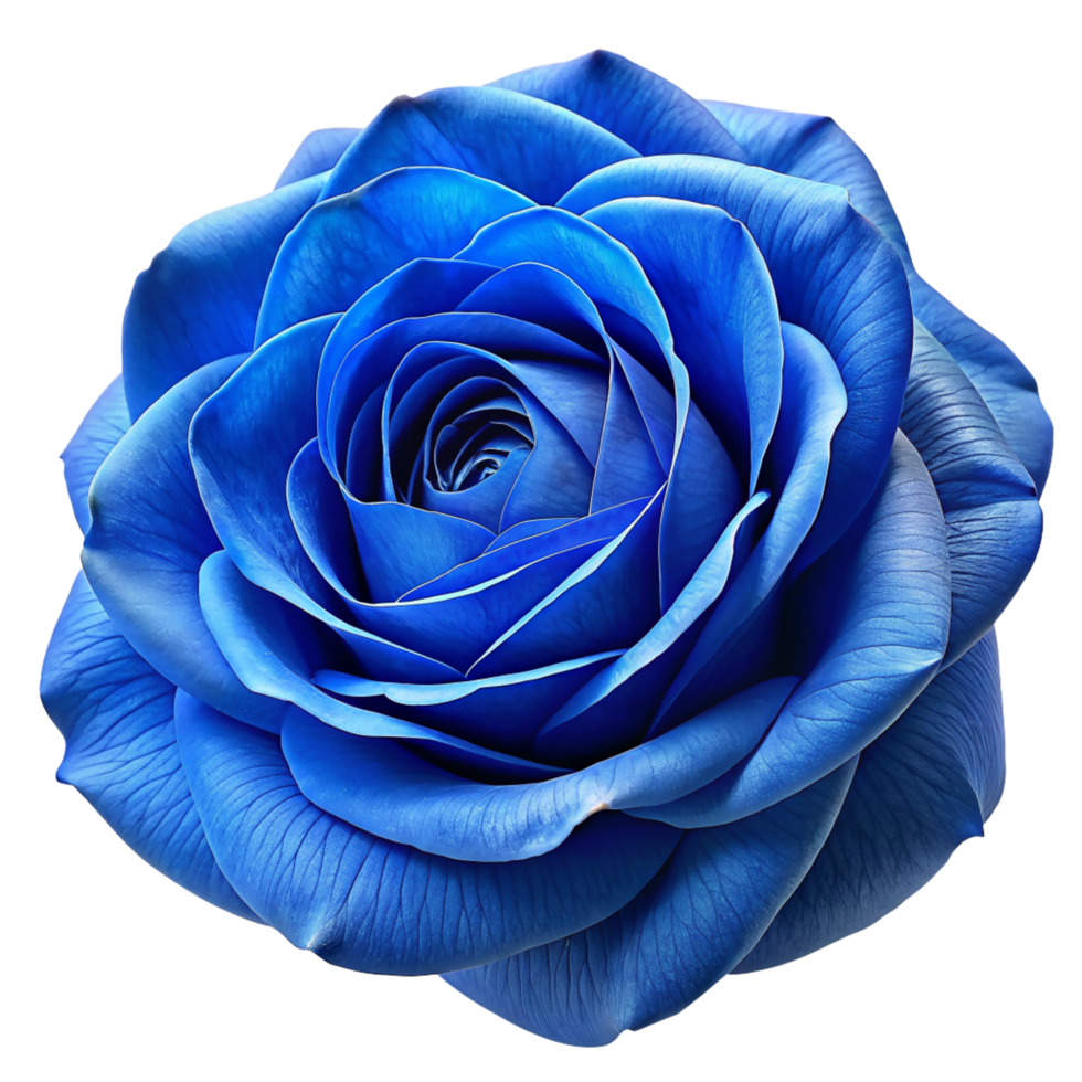 Blue Rose Flower 3d Image png