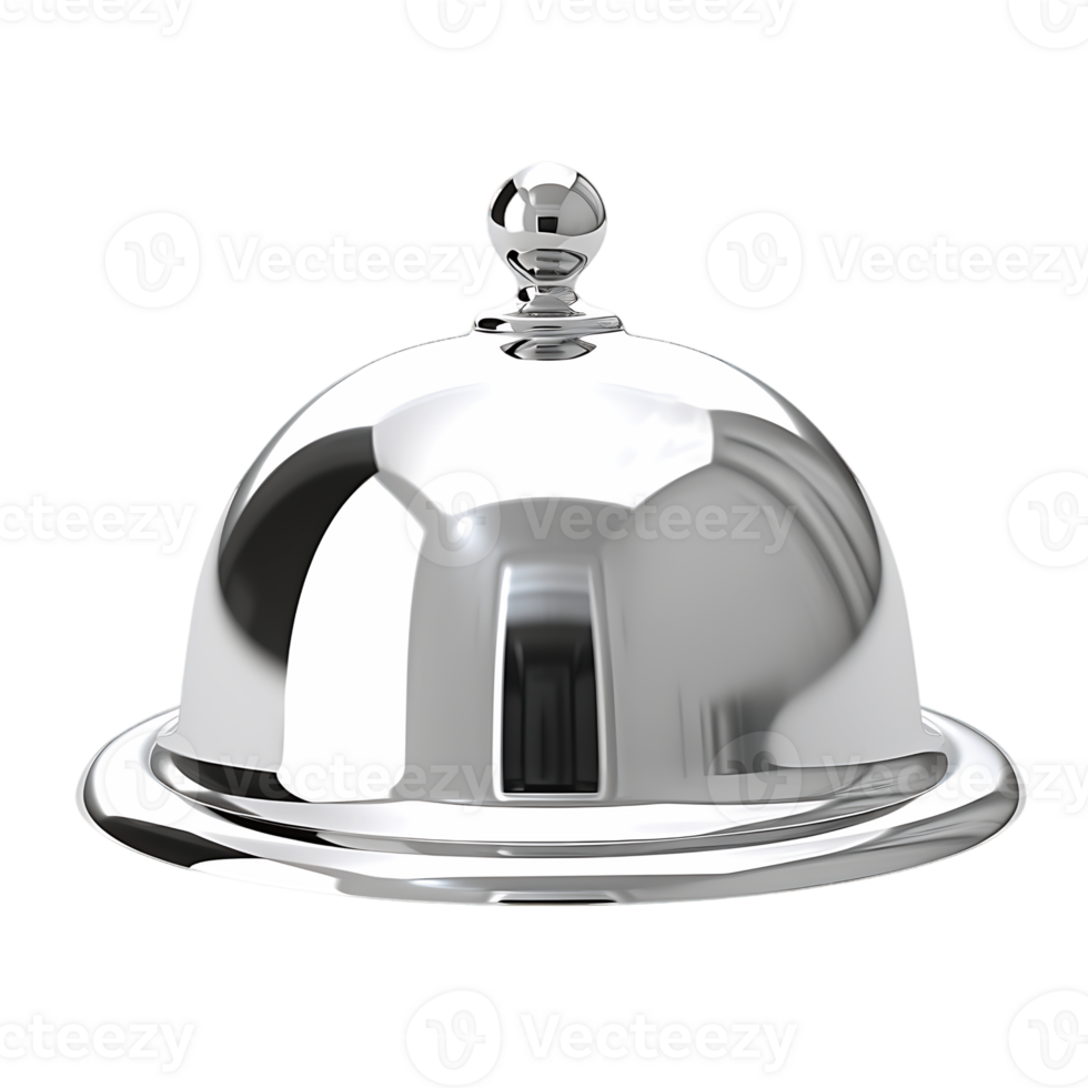 Gleaming Silver Server Cloche Elevating Dining Experiences png