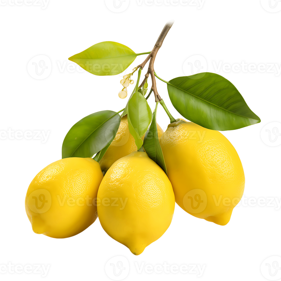 Fresh Lemon Tree Crisp Citrus Perfection Unveiled png