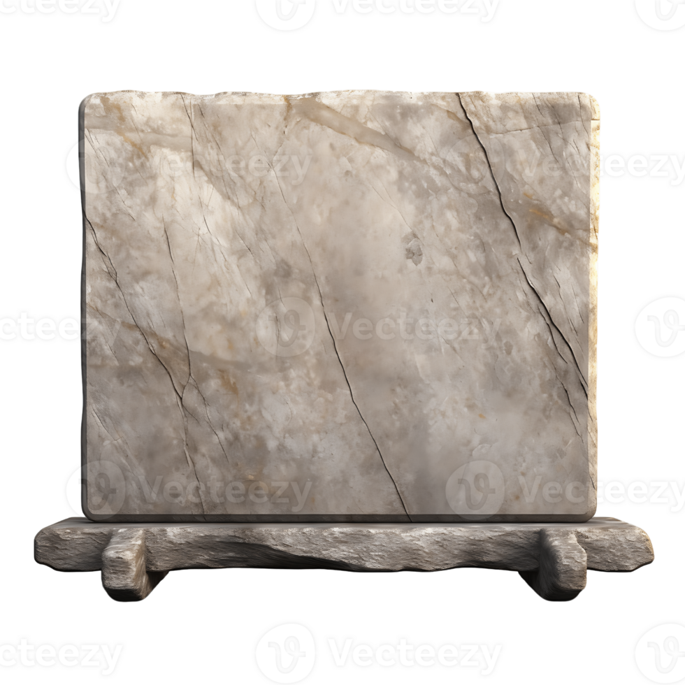 Weathered Stone Sign Vintage Charm Unveiled png
