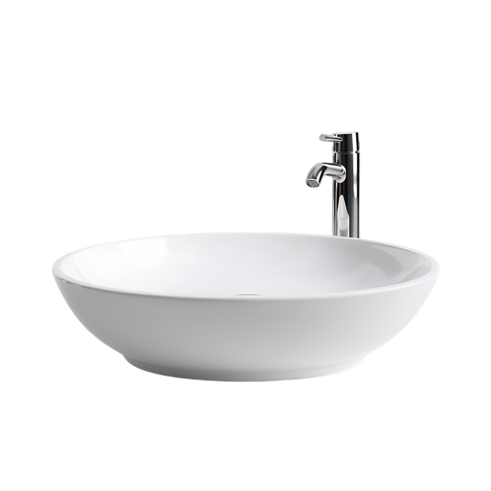 Designer Sink and Faucet Pair Stylish Cut Out png