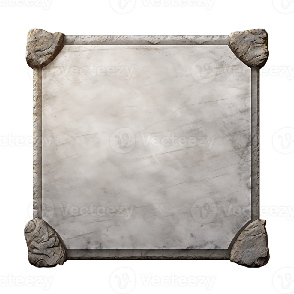 Classic Stone Signage Nostalgic Cut Out Image png