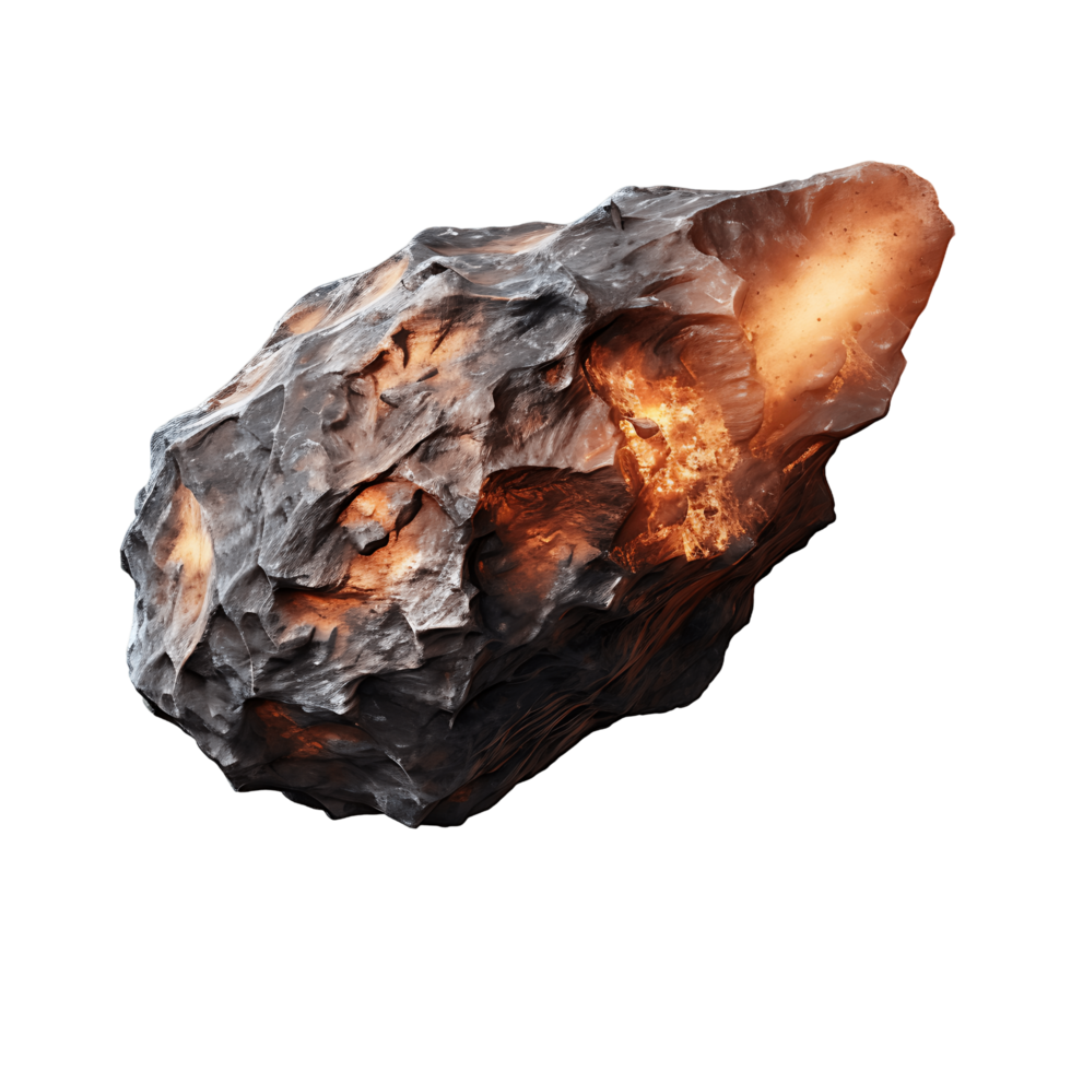 Asteroid Swarm Flying Rocks Cut Out png