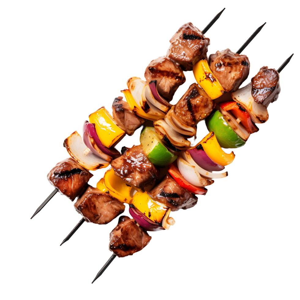 Tantalizing Grilled Kebab Skewer Silhouettes png