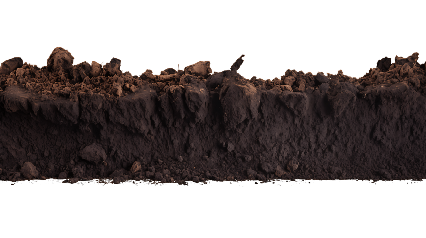 Nutrient Rich Gardening Soil Dark Earth Cut Out png