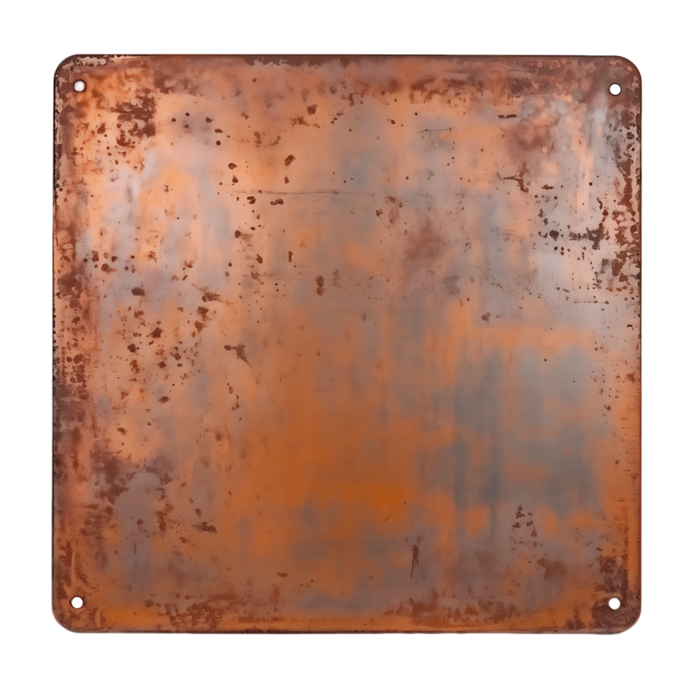 Grungy Metal Plate Texture Silhouettes png