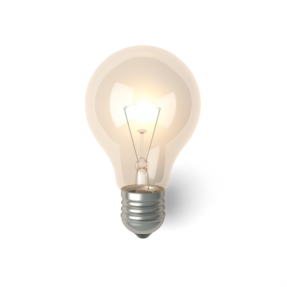 3d light Blub png